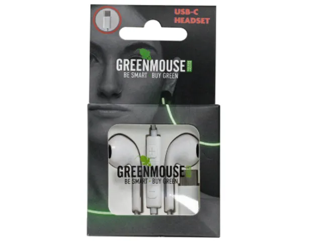 Oortelefoon GreenMouse USB-C blister