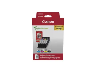 Canon CLI-581 Inktcartridges Zwart + 3 Kleuren Set - 2