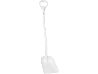 Ergonomische Schop Lange Steel klein Blad Wit - 1