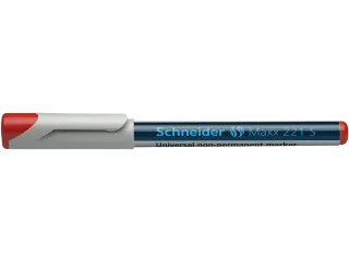 Universele marker Schneider Maxx 221 S non-permanent rood - 1