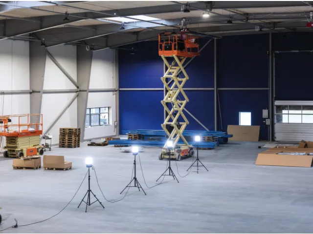 bouwlamp,behuizing kunststof,168 SMD-led,6000lumen,nylon band,haak