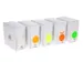 Etiket Rillprint 25mm op rol transparant 500 stuks