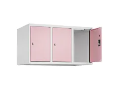opzetkast,v. locker,3vak.,vak B 300mm,HxBxD 500x900x500mm,cilinderslot