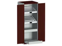 systeemkast HxBxD 2000x800x650mm CNC-lade 2laden Ral7035 Ral3004