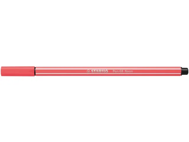 Viltstift STABILO Pen 68/040 medium neon rood