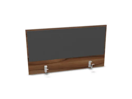 opzetpaneel bureau aanbouw achter NP-tiepolo nut antraciet 1000mm