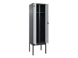 locker voor scheiding van kleding,HxBxD 2120x600x500mm,2vak - 1