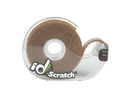 id-Scratch Klittenband Bruin Rol 2m x 2cm