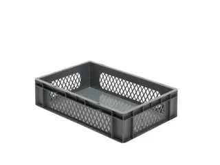 Euronorm-Stapelbak 26l H X L X B 145x600x400mm Grijs - 1