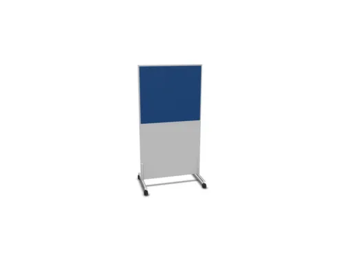 scheidingswand,HxB 1545x800mm,MP-lichtgrijs,BN6016-blauw