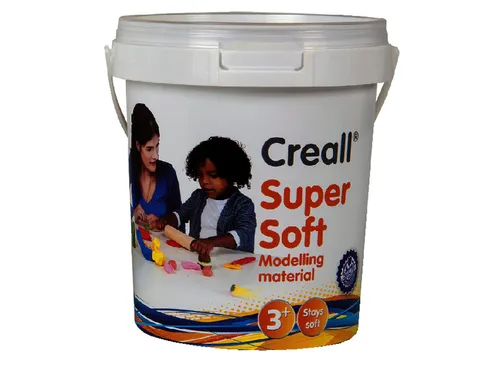 Klei Creall supersoft rood/blauw/groen/geel/wit assorti