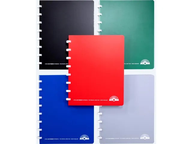 Eco schrift A5 144 blad commercieel geruit assorti