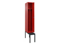 locker met bank,voor scheiding van kleding,HxBxD 2120x300x815mm,1vak