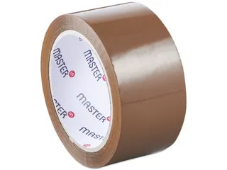 Verpakkingstape Bruin PP Acryl 25µm 48mmx66m No Noise - 1