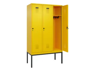 locker,HxBxD 2120x1200x500mm,3vak,vak B 400mm,draaigrendel - 1
