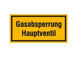 aanwijzingsbord,Gasafsluiting hoofdventiel,aluminium gemerkt,gemoffeld