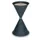 Zandasbak Staalplaat 730x400mm Ronde Trechter Sticker Verzinkt Ral7024