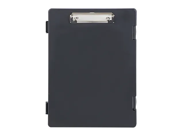 Klembordkoffer MAULtred A4 staand met opbergvak zijopening PP zwart