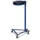 Afvalverzamelaars Verrijdbaar 1000x500x530mm 120 liter Zak Blauw