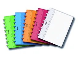 Schrift Adoc A5 lijn 144blz colorlines PP assorti