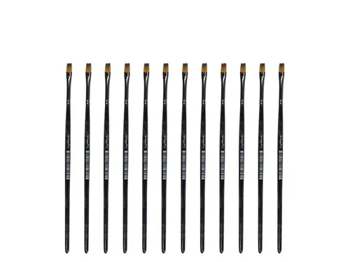 Penseel Kangaro Serie 341 plat Nr. 4 synthetisch doos 12 stuks