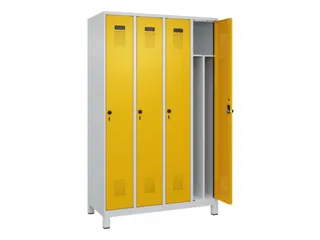 locker voor scheiding van kleding,HxBxD 1950x1200x500mm,4vak - 1