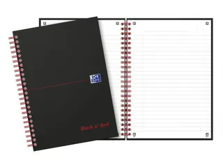 Notitieboek Oxford Black n' Red A5 70v lijn - 5