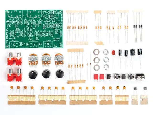 Soldeerkit volume- en toonregeling voorversterker