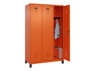 locker,HxBxD 1950x1200x500mm,3vak,vak B 400mm,cil.-slot,voeten - 1