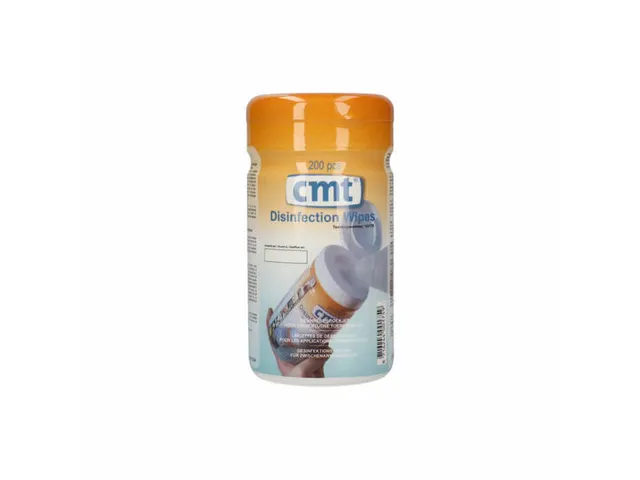 CMT disinfection wipes wit BE-NOTIF 14317 12x200 Stuks