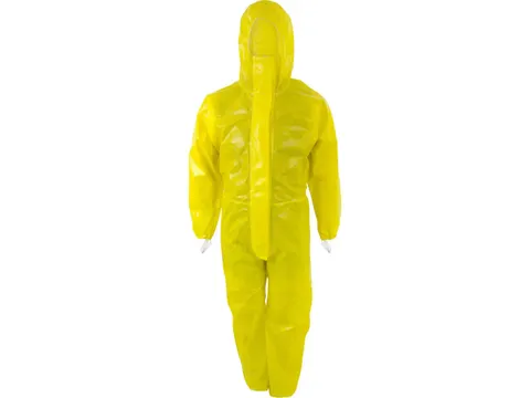 Asatex Coverchem CC300 overall, geel, maat 2XL, per stuk