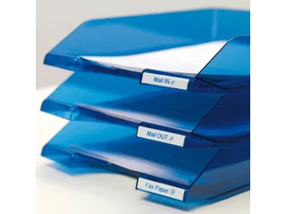 Labeltape Dymo 45014 D1 S720540 12mmx7m blauw op wit - 7