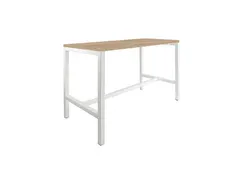 Domino Basic statafel 120x80cm 110cm honey castello 25mm wit