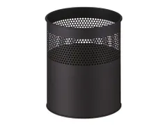 Half geperforeerde papierbak 30 liter Zwart
