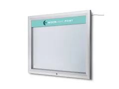 Bedrukt logopaneel 93x10cm voor Outdoor mededelingenbord 8/12x A4