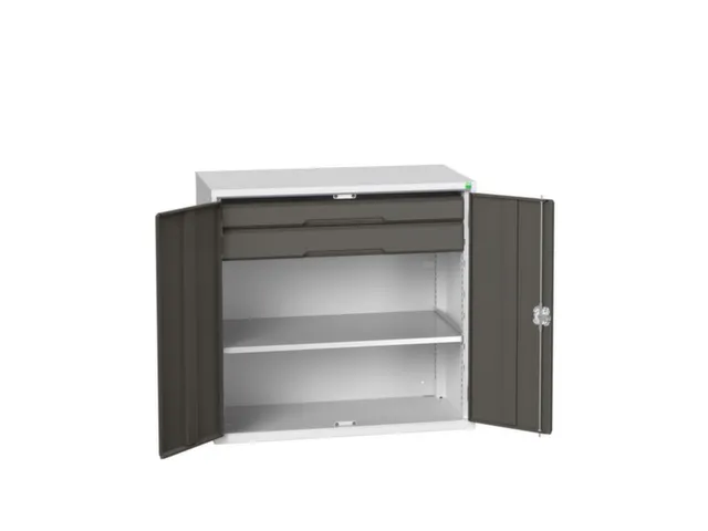 universele kast,HxBxD 1000x1050x550mm,1xStalen bodem,2lade(n)