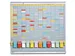 Planbord A5541-7811 jaar 35vaks grijs