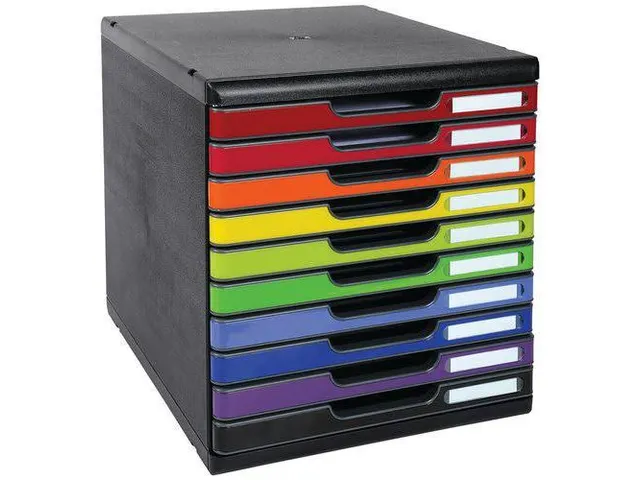 Ladenblok Modulo 10 laden Gesloten Zwart/harlekijn A4+
