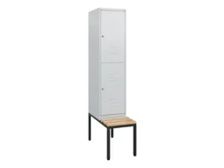Dubbeldekse dekenkist,HxBxD 1950x400x815mm,1x2vak.,vak B 400mm