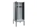 locker voor scheiding van kleding,HxBxD 2120x800x815mm,2vak