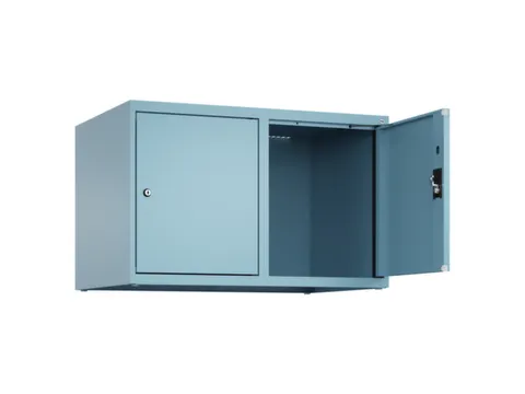 opzetkast,v. locker,2vak.,vak B 400mm,HxBxD 500x800x500mm,cilinderslot