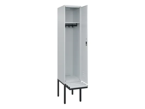 locker met bank,HxBxD 2120x400x815mm,1vak,vak B 400mm,cil.-slot