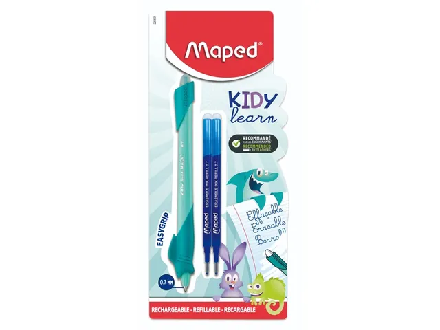 Oefenpen Maped Kidy Learn Magic uitwisbaar met 2 vullingen assorti