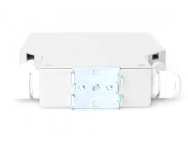 DIN-railadapter voor 6x SC/DX-koppelingen Grijs