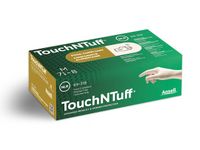 Handschoen Touchntuff 69-318, Maat 6.5-7 Latex Wit 100 stuks