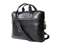 Computertas Exactive zwart leder