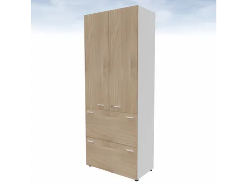 combikast,HxBxD 2140x860x450mm,2hangmappenframes,romp wit