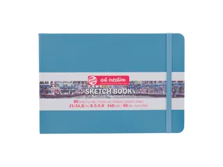 Schetsboek Talens Art Creation 80 witte vellen 140gr 210x150mm blauw - 2