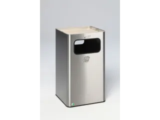 Combi-Asbak 755x430x430mm Rvs Asbak Aluminium Zeef Verzinkt 72 Liter - 2