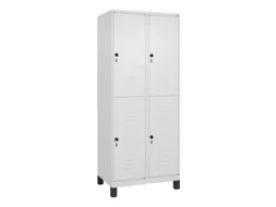 dubbeldekse locker,HxBxD 1950x800x500mm,2x2vak.,vak B 400mm